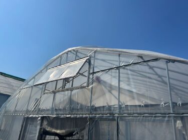 大和市上和田で小型ミキサーマシンの組み立て、ビニールハウス一部手直しのご依頼をいただきました